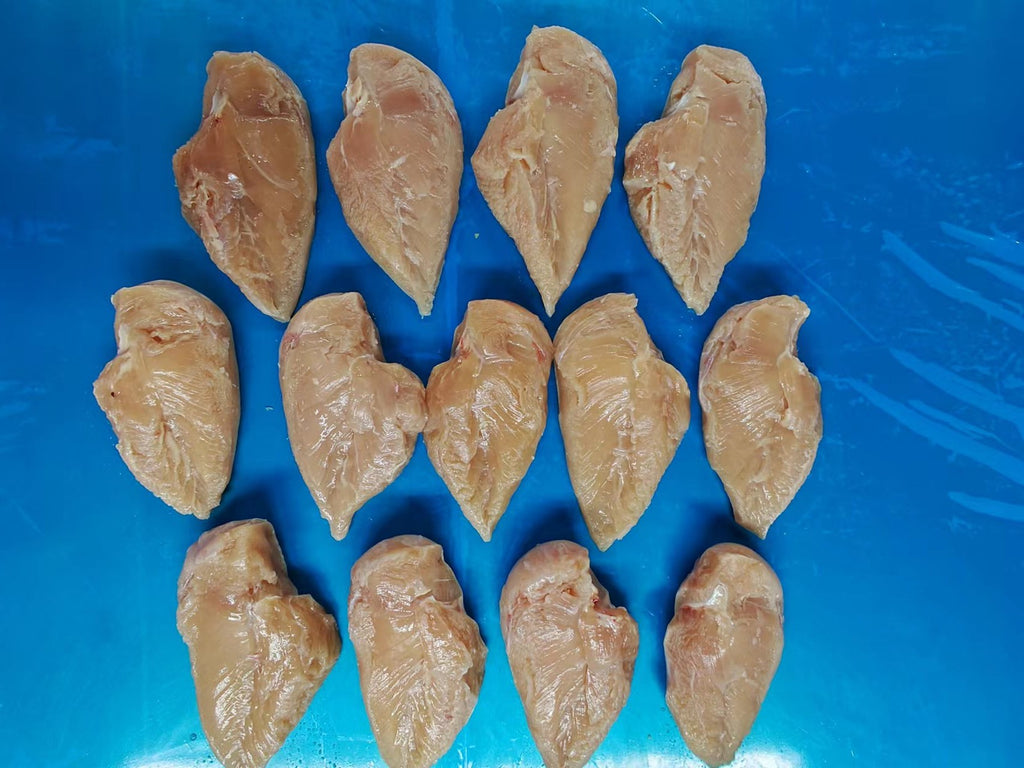 Frozen Chicken Breast, Boneless, Skin On